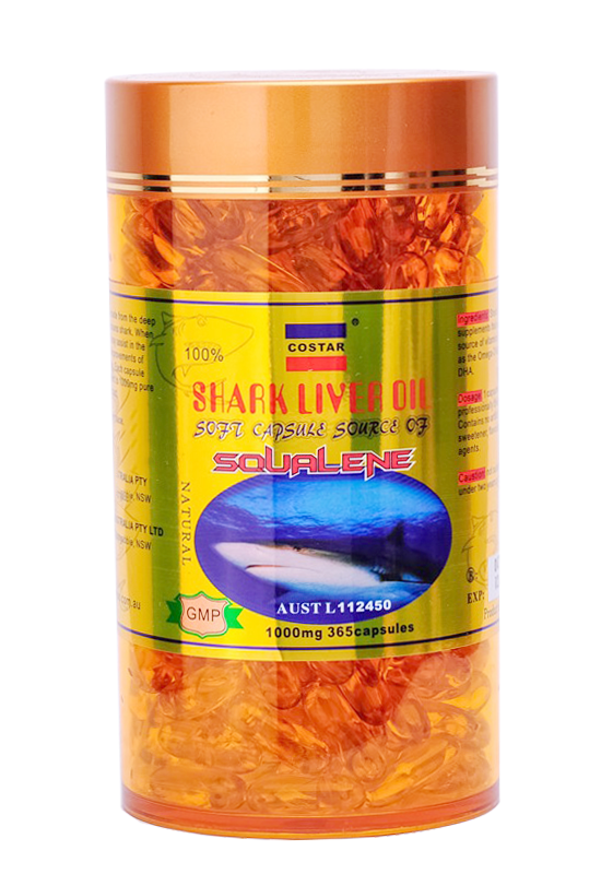 Costar Shark liver oil 1000mg 365s