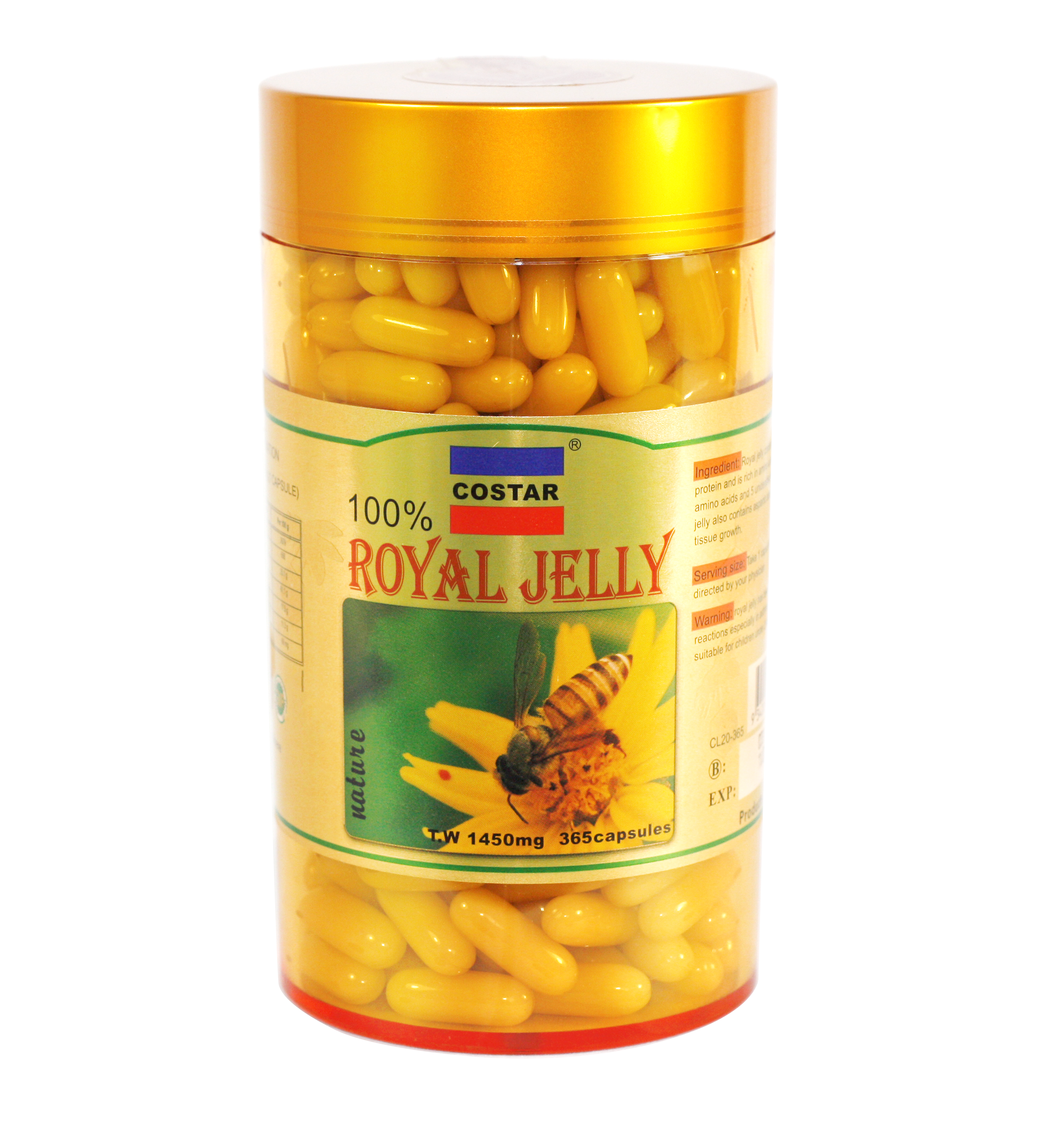 Costar Royal jelly 1450mg 365s