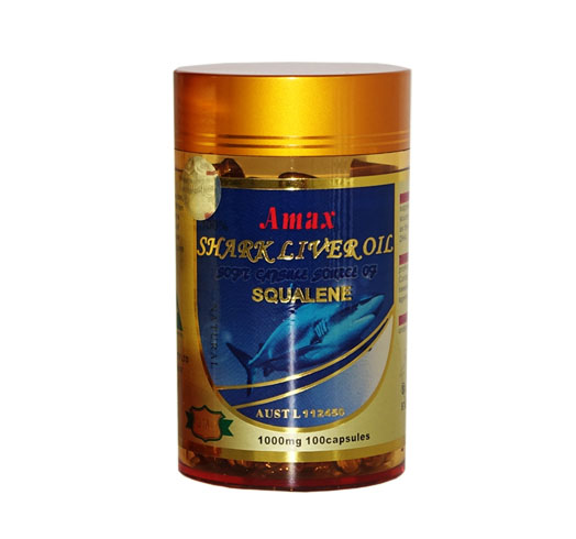 Amax shark liver oil 1000mg  100s